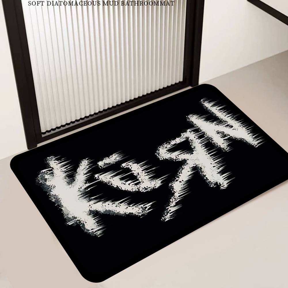 K-Korn Rock Band Room Mats Anti-slip Absorb Water Long Strip Cushion Bedroon Mat Household Carpets