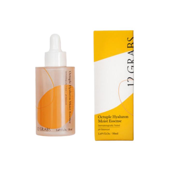 

12Grabs Hyaluronic Acid Elastic Ampoule Moisture Essence 50 ml
