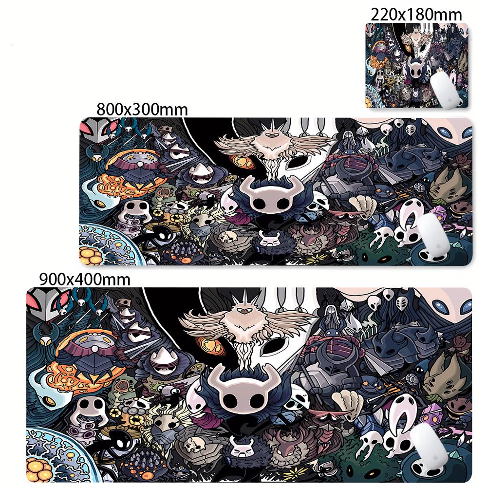 Large Pc Rubber Mousepad Gaming Stitch Edge Thicken Mouse Mat Xxl Anime Hollow Knight Rubber Nonslip Keyboard Laptop Mausepads