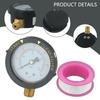 0-60 Psi Pool Filter Pressure Gauge Waterproof Stable Performance 1 4 NPT Brass Connector Clean Filter Indicator