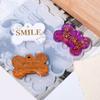 9 Cavity Flexible Pendant Mold Craft Molds Bone Shape Keychain Mould Crafting Accessories Present for Crafting Lover
