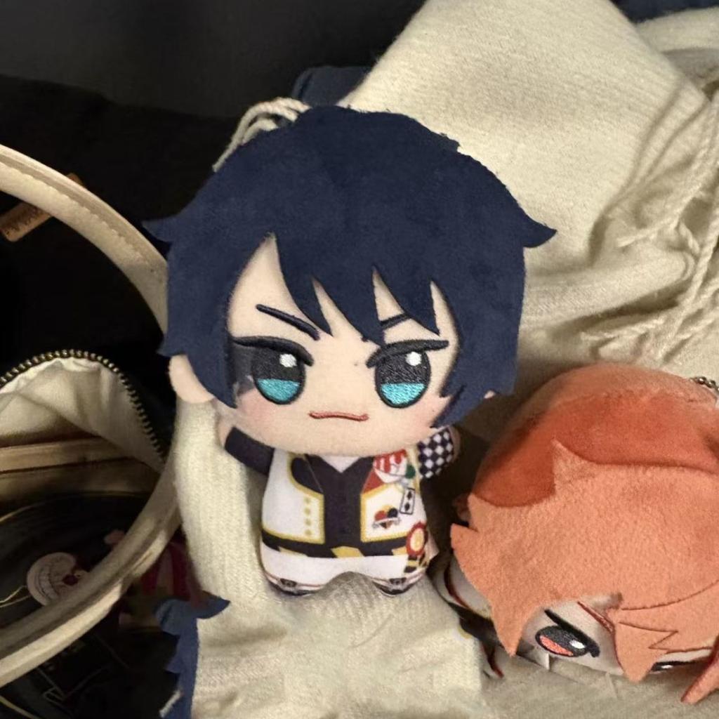 10Cm Plush Deuce Spade Plushy Dolls Wonderland Peripherals Snuggly Figures Schoolbag Decorative Charm Pendant Keepsake