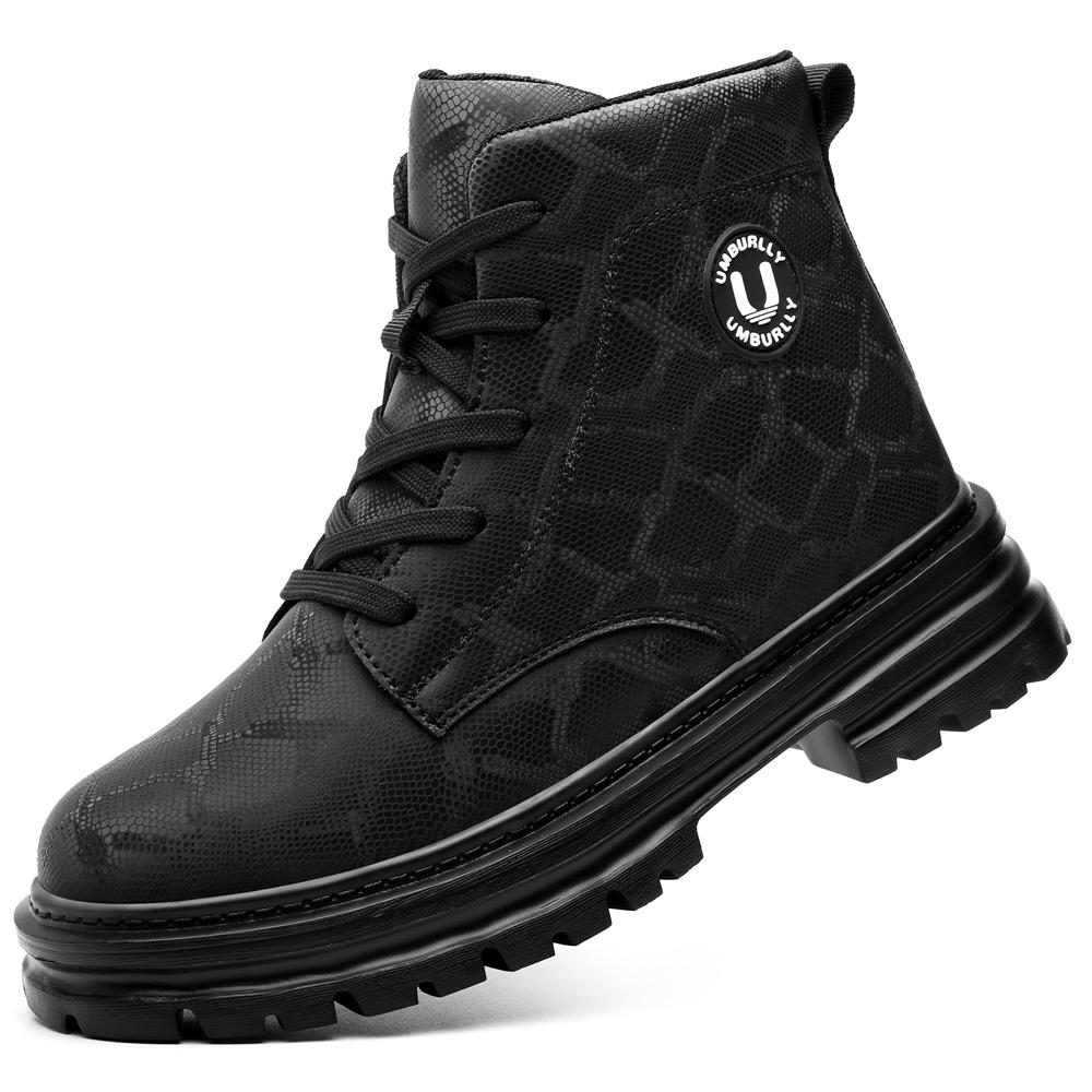 

Work Safety Boots Women Steel toe shoes Protection Boots Autumn Winter shoes Anti-smash Anti puncture Security Shoes lightweight 35