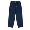 Solid Color Comfortable Breathable Soft Fitting Casual Pants Men Bottoms Dark-Blue VN000P01LKZ