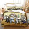 Fashion Handyman Saitou In Another World Bedding Set Cartoon 3D Print Anime Three-piece Set Adult Kid Bedroom Duvet Cover Sets