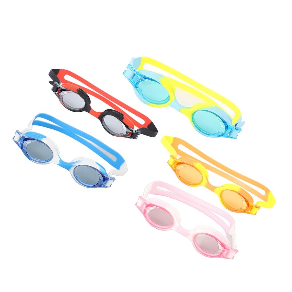 Children Swimming Goggles Kids Dive Glasses Clear Viewing Adjustable Head Band Perfect Fitting Portable Good Sealing for Boys