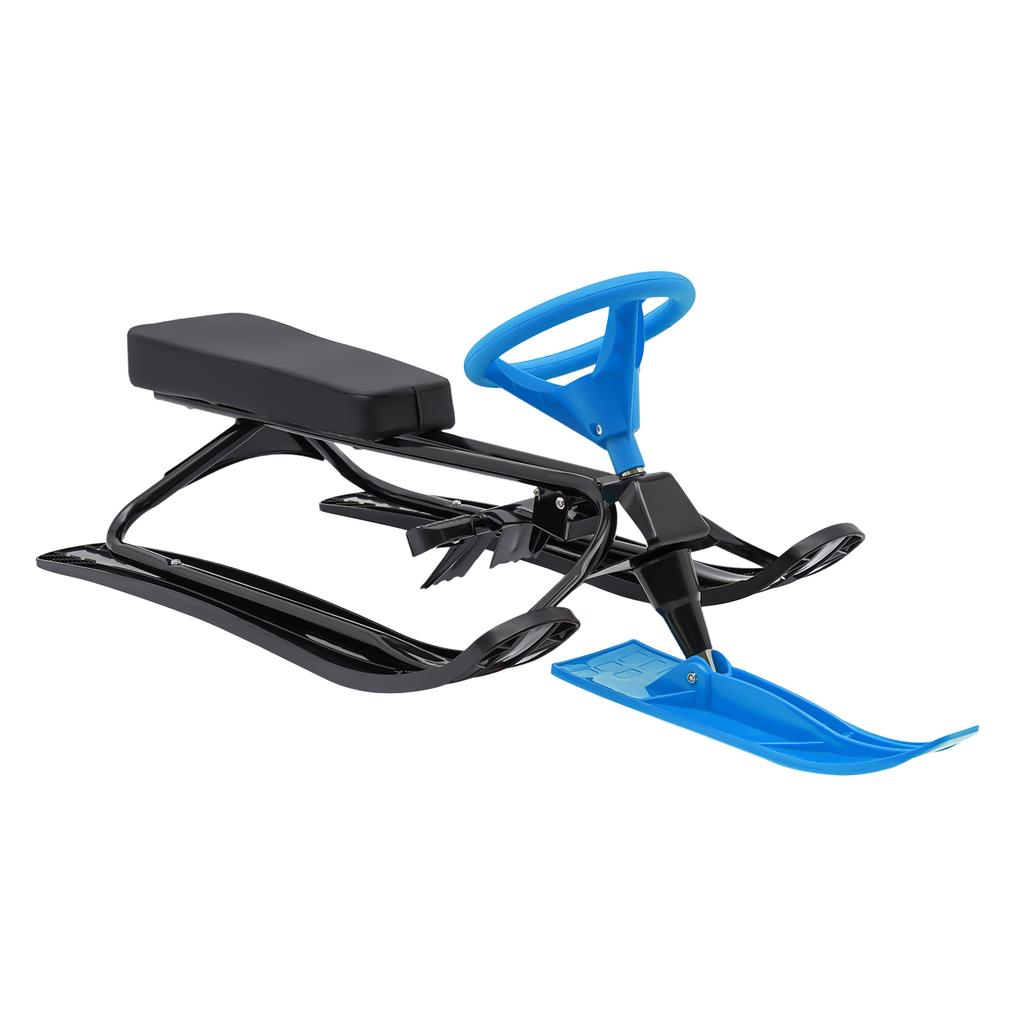 Snow Racer Sled Ski Sled Slider Board Snow Sled for Kids Blue