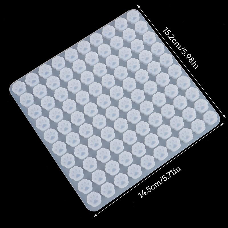 1Pc Handmade Mini Cat Paw Shape Wax Seal Stamp Silicone Mold DIY Craft Adhesive Waxing Cards Envelope Mould Making Tool