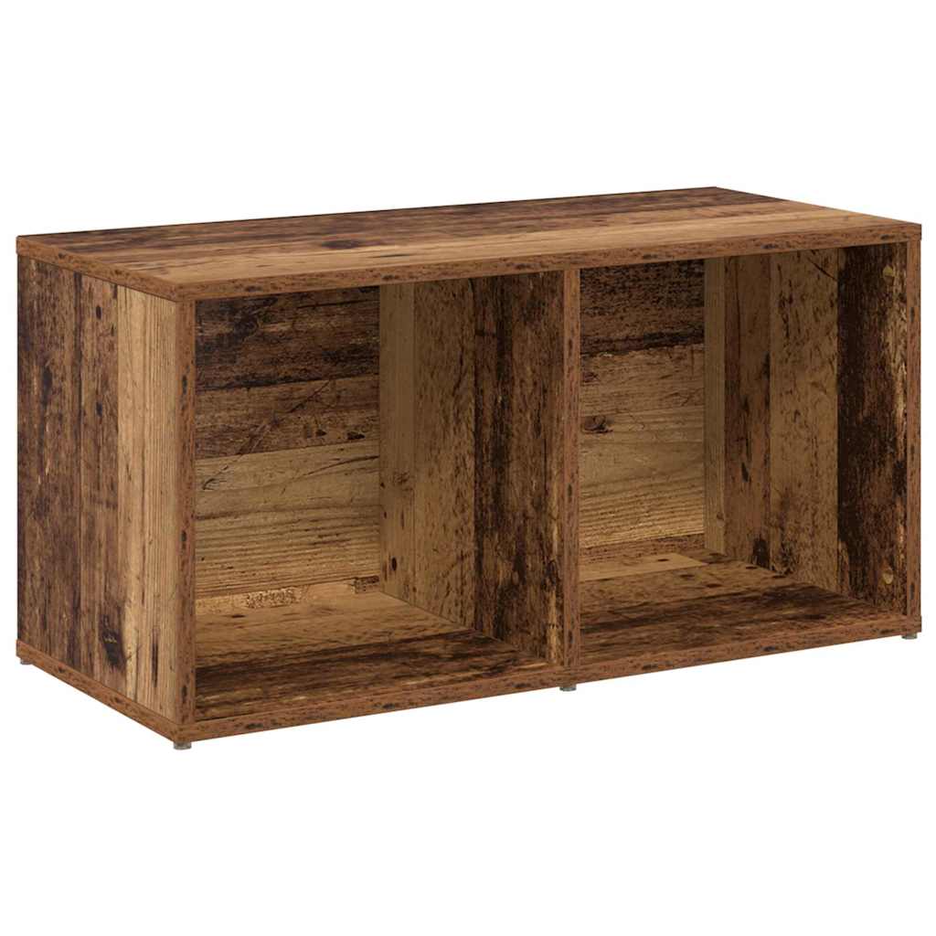 TV Cabinet Set 2 pcs Reclaimed Wood Look 72 x 35 x 36.5 cm Engineered Wood