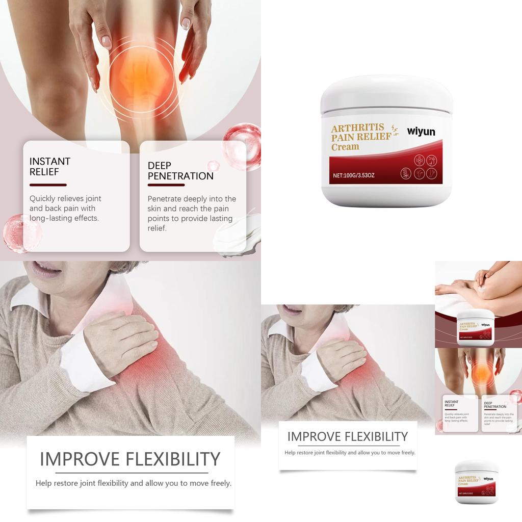 Wiyun Body Care Cream For Relaxing Massage And Daily Comfort In Arms And Legs