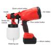 21V Electric Paint Spray Gun Large Capacity 800ml Tools For Home For Garden For Painting Sprayer Gun Airbrush For Battery