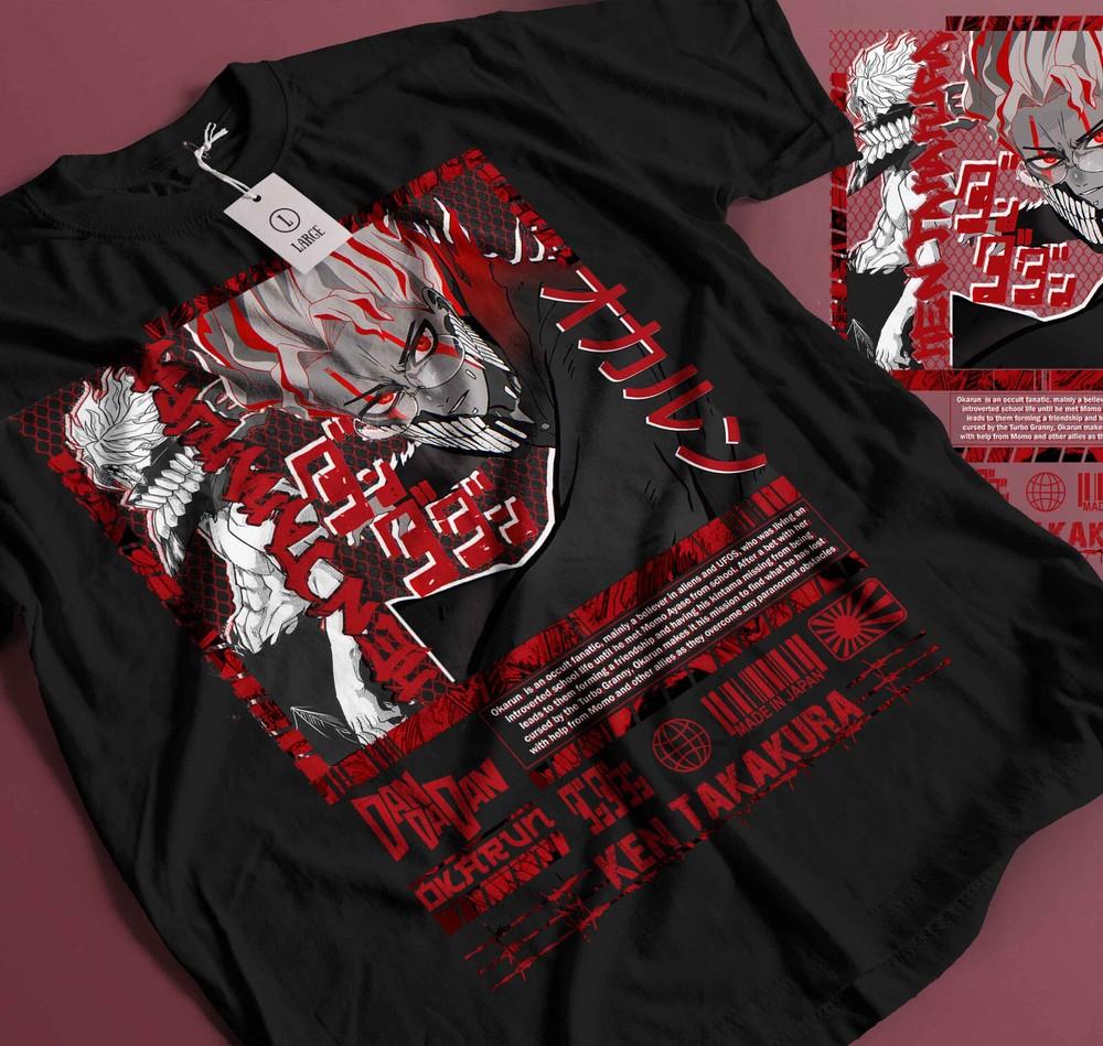 

Dandadan Okarun T-shirt,Okarun,Momo Ayase,Anime, Japanese,Cute,Graphic Tee 251 3XL