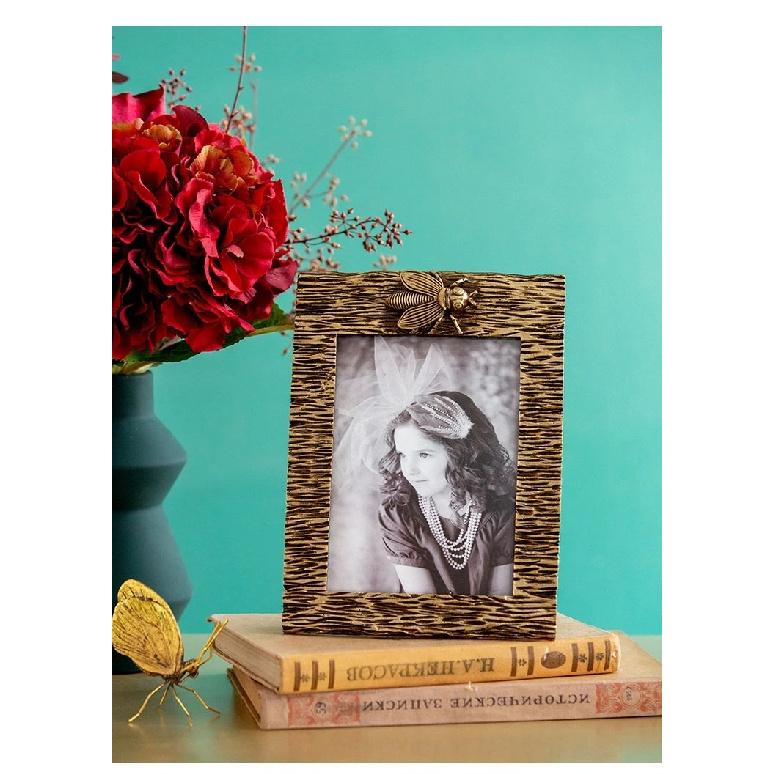 6/7 Inch Gold Plated Photo Frame High Quality Pictures Frames Figures Portrait Framed Art Modern Decor Wedding Anniversary Gifts