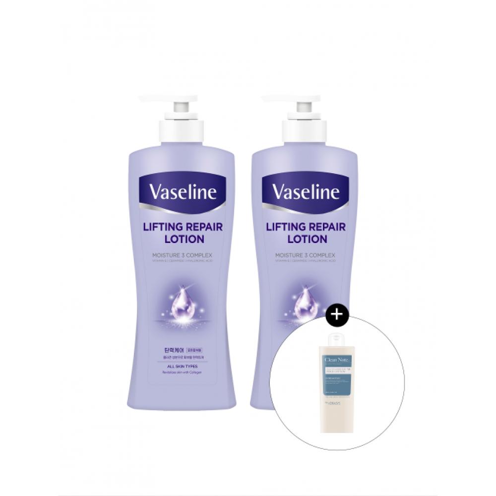 Aekyung Vaseline Vaseline Vaseline Lifting Repair Lotion 450ml 2 Pack + Clean Note Body Wash 180ml Free NONE