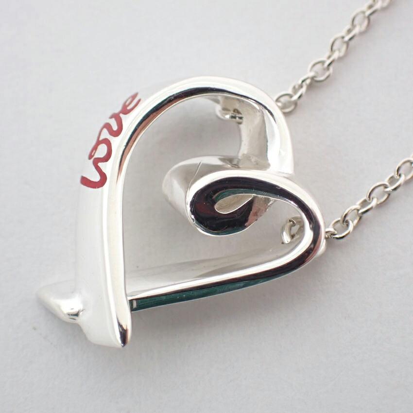 [Used] TIFFANY/Tiffany 925 Loving Heart LOVE Pendant/Necklace/j64-2