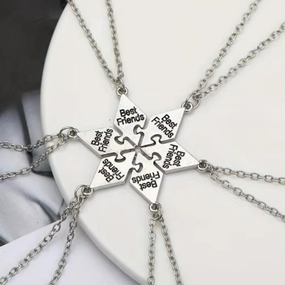 Kreatywny Naszyjnik dla Najlepszej Przyjaciółki Stop Cynku Stop Cynku Wielooosobowy Naszyjnik Łączony Naszyjnik Przyjaźni Kobiety
