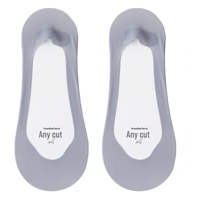 Women's Ultra-Thin Non-Slip Low-Cut Ice Silk Socks for Loafers