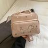 Zaino/Borsa a Mano Carino Bassotto Ricamato a Stelle Multiuso Borsa a Spalla per Donna