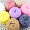 3pcs Soft Polyester Chenille Yarn 100% Pure Thick Cozy for DIY Knitting and Crocheting Ideal for Scarves Sweaters Blankets Light Purple/Yellow/Pink