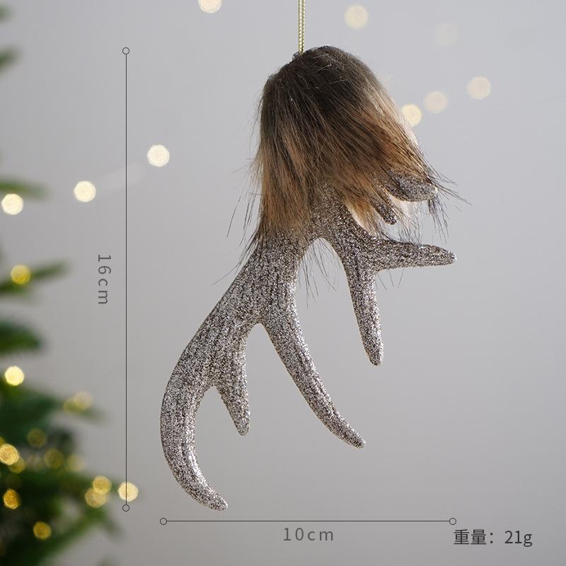 Christmas tree pendants, pendants, Christmas decorations in a festive atmosphere