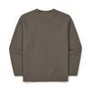 SNOWPEAK Delta Peak Waffle Sweatshirt Dark Khaki (S25FMTHT16)