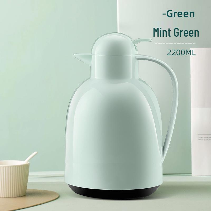 Smart Portable Thermos Flask with Large Capacity, Glass Liner, Ideal for Home or Office Hot Water Needs