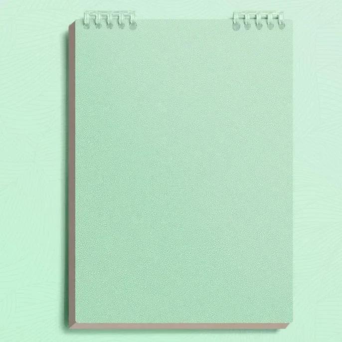 

Spiral Binding A5 Thick Notebook Loose-leaf Lined Pages Journal for Students School Office Supplies A5 світло-зелений колір