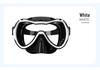 Silicone Tempered Glass Snorkel & Diving Mask