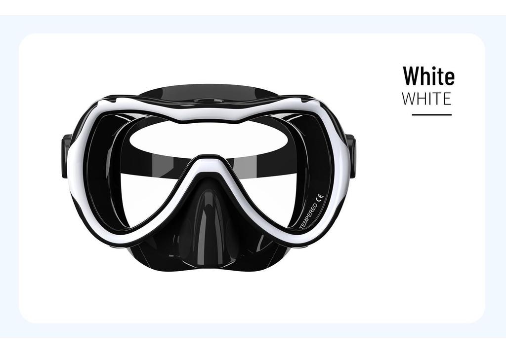 Silicone Tempered Glass Snorkel & Diving Mask