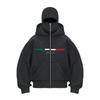 Ski Mask Men's Zipper Hooded Sweatshirt Winter Warm Casual Sweatshirt Y2K Hooded Mask Zipper Design Sports Jacket Outdoor Activities