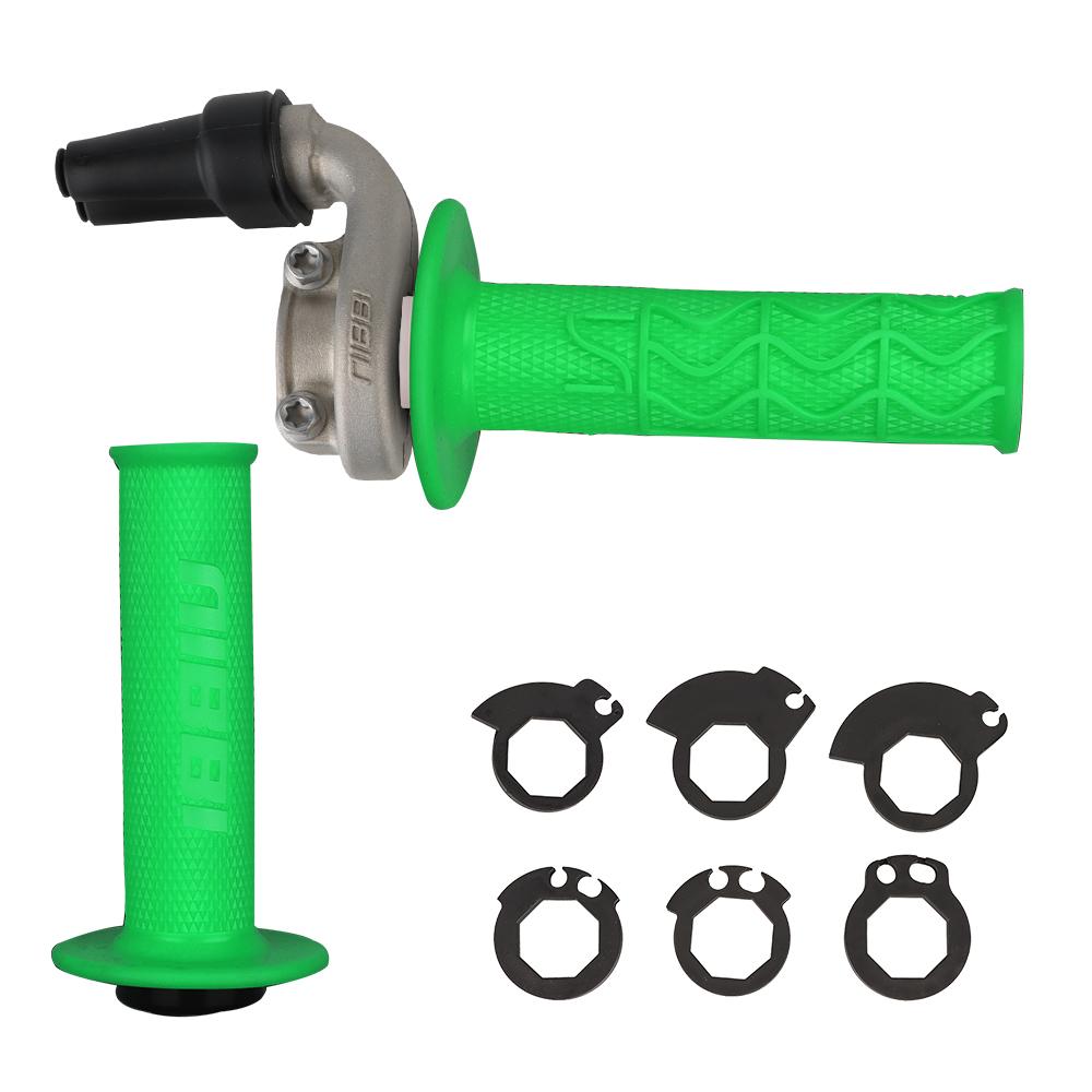 NIBBI Motorcycle Handlebar 22mm Lock-on Grips Aluminum Throttle Control Base for KTM XCF EXCF SXF350 500 Husqvarna FC Motocross