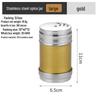 "Stainless Steel Seasoning Jar: Multi-purpose Spice Bottle for Home & BBQ"