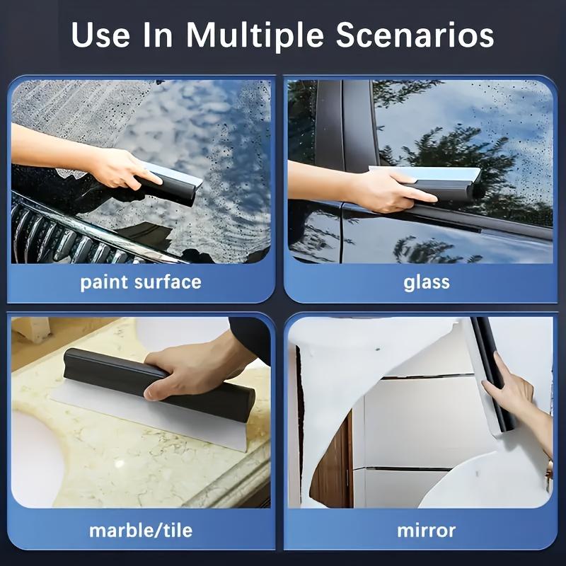 1pc of Soft Car Squeegee - a Gentle Window Cleaner Designed for Effective Drying, Safe for Paint, Suitable for Glass And Windshield Water Scraping