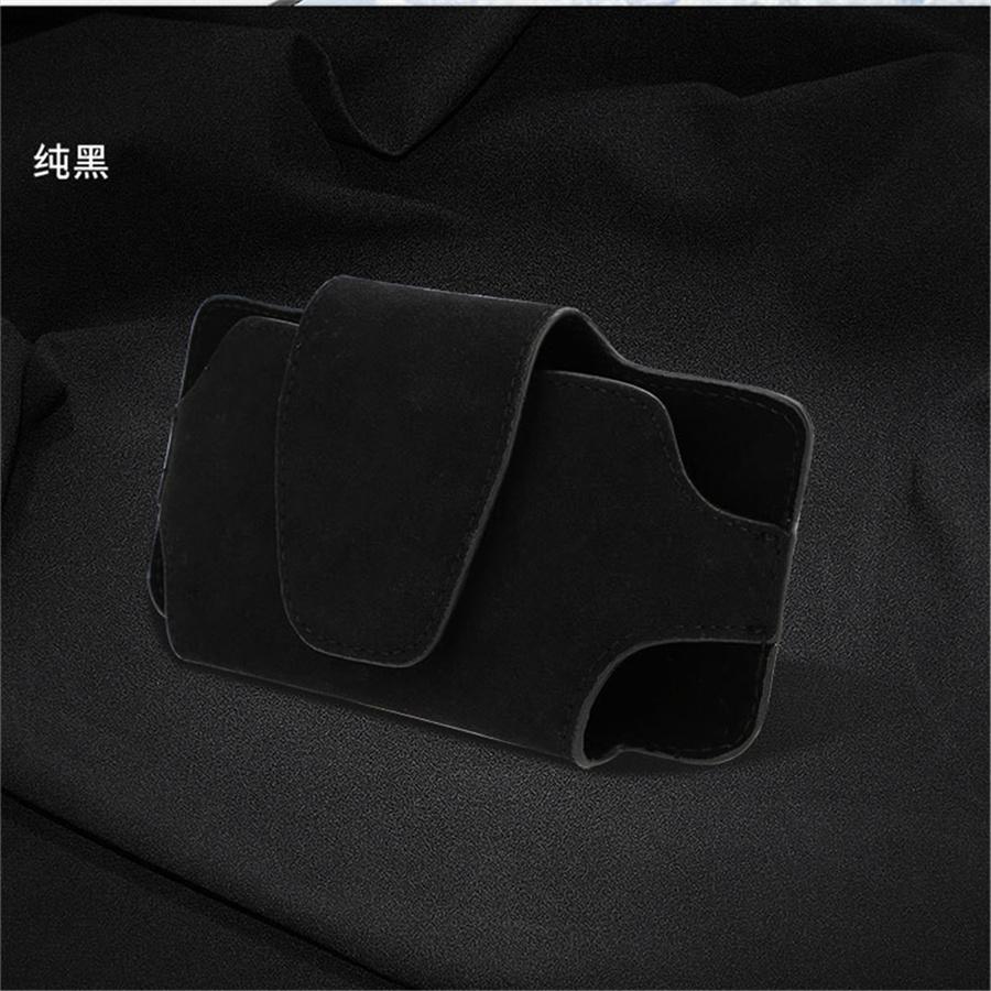 Suede Sun Visor Glasses Holder Glasses Case Sunglasses Storage Box Organizer
