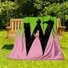 1pc Witched Outdoor Blanket Lightweight Flannel, Soft & Warm, All-Season Use for Sofa, Outdoor, Camping, Living Room, Office085