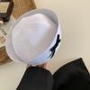 Bowknot Sailor Hat Dome Navy Cap Personality Bow Beret  Ladies