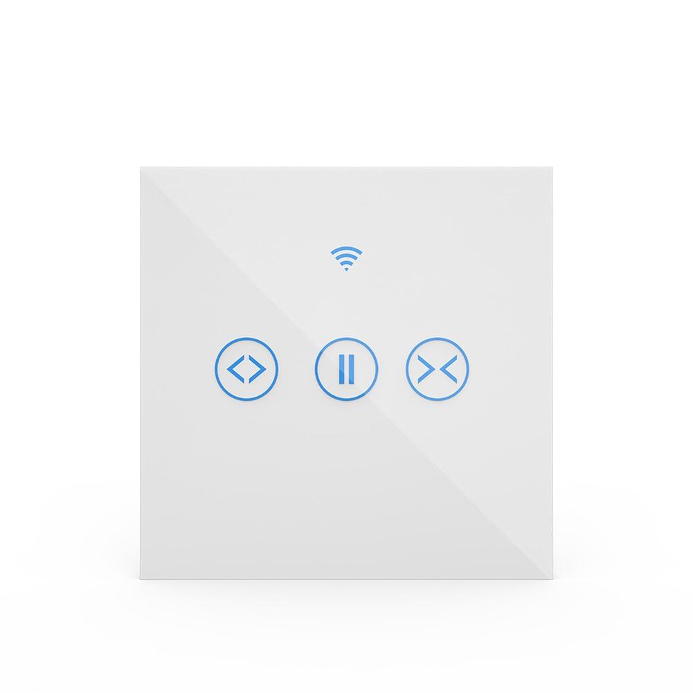 Bedroom WiFi Smart Curtain Voice Control 2.4G WiFi Connectivity Voice Assistant Compatible Smart Scheduling Timer