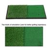 Golf Double Swing Pad Rubber Sole Golf Practice Mats Golf Hitting Mats Simulation Lawn
