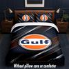 Gulf Design Bed Bedding Set 1 Duvet Cover + 2 Pillowcases Soft Breathable Household Bed Linens
