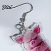 Charming Animal Jewelry Pink Pig Dangle Earrings 2D Acrylic Charm