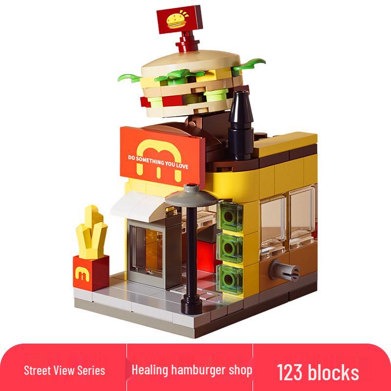 Lele Brothers Compatible Building Blocks: Educational Interlocking House Model for Kids