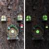 Floral Butterfly Resin Hanging Decor: Creative Courtyard Tree Enhancement