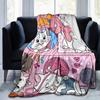 1pc. Cute Marie Cartoon Cat Design Blanket, Seasonal Universal, Home Decoration, Throw Blanket, Cartoon Blankets, Soft Flannel Throw Blanket