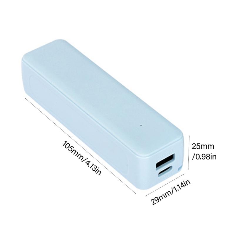 Lötfreies Powerbank-Gehäuse-Kit für einzelne 21700-Batterie, Schnelle Montage, DIY, Tragbares Lade-Modul