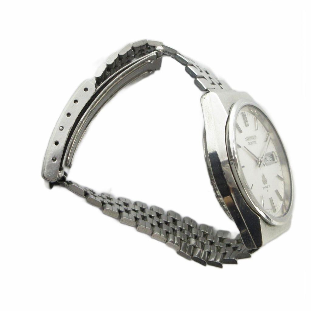 SEIKO TYPE2 Watch Quartz with Calendar Date Silver Color 7546-8070 GY18/ MQ Men's