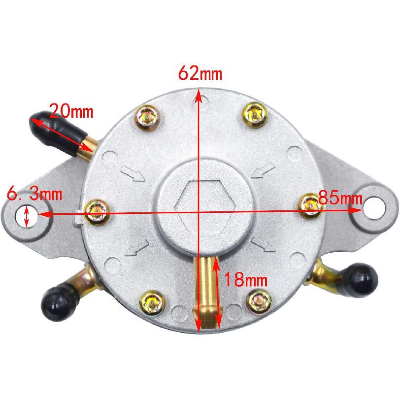 AHL Fuel Pump Compatible with Polaris Classic 1988-1996/Trail 1985-1997/WideTrak 1991-1995 3083460 3084264 3083234 DF52-73