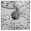 LINGQI RACING 155mm Vorderradbremsscheibe Rotor mit 3 Befestigungsschrauben für Monkey Z50 Bike Z50R Pit Dirt Bike Motorradzubehör
