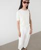 Masimodutti Cotton Blend Knit Short Sleeve Sweater