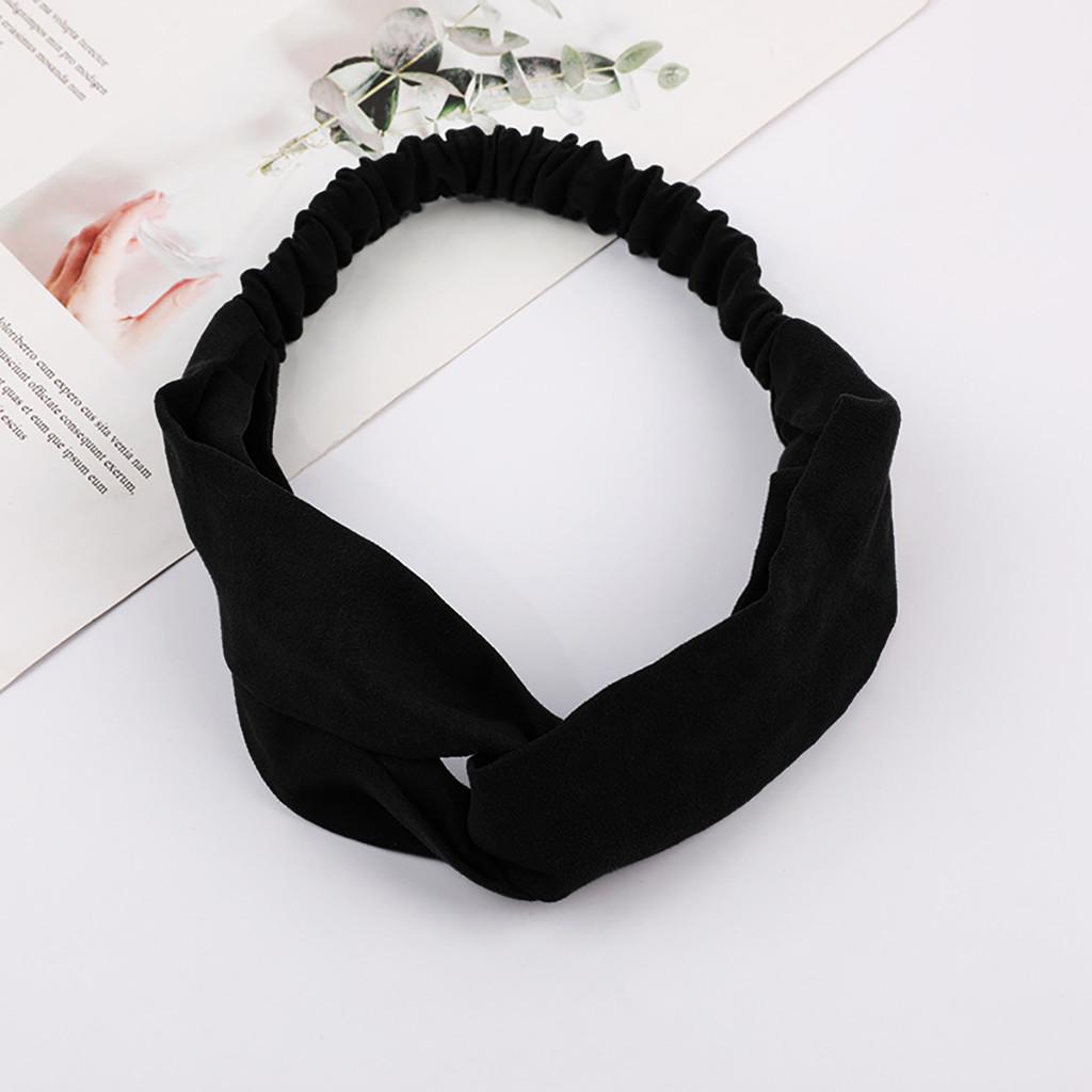 Tiara Feminina Cor Faixa de Cabelo Laço Veludo Aba Larga Envoltório de Cabeça Faixa de Cabelo