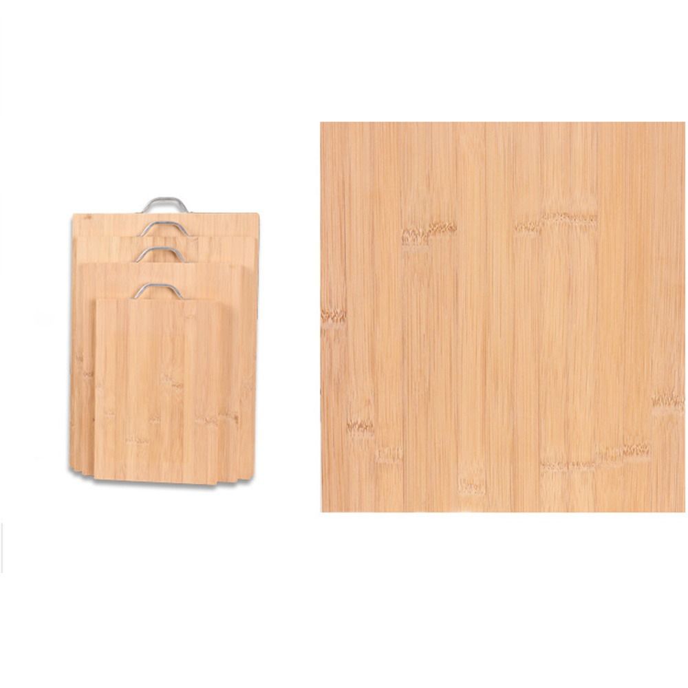 With Handle Bamboo Chopping Board Rectangle Wooden Tray Butcher  Chopping Blocks Tool  Kitchen
